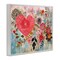 Stupell Industries Playful Heart & Flowers Framed Giclee Wall Art Design by LSR Design Studio